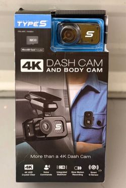 Type S 4K Dash Cam and Body Cam