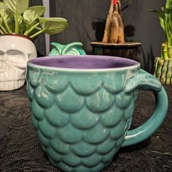 Disney Parks Ariel Fin Little Mermaid 30th Anniversary Coffee Mug 2019