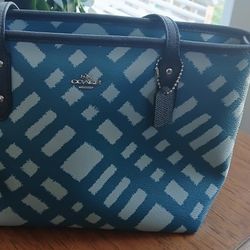 Coach Checkered Mini Bag