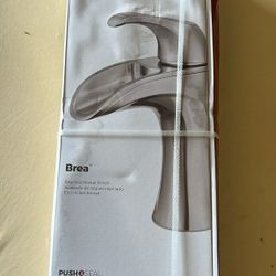 New  BATHROOM FAUCET BRUSHED NICKEL