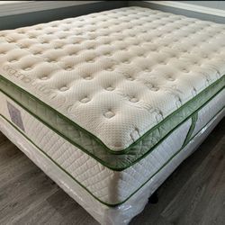 Ck Organic Elite Superior Hybrid Cool Gel Memory Foam Pillow Top 14inch Matres!