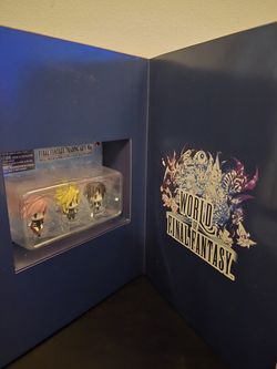 World of Final Fantasy Collectors Edition Pop Up Book and Figures