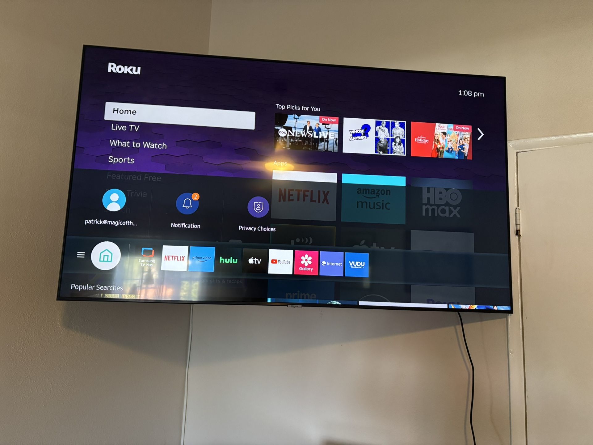 65” Smart Samsung TV  In Great Conditions!