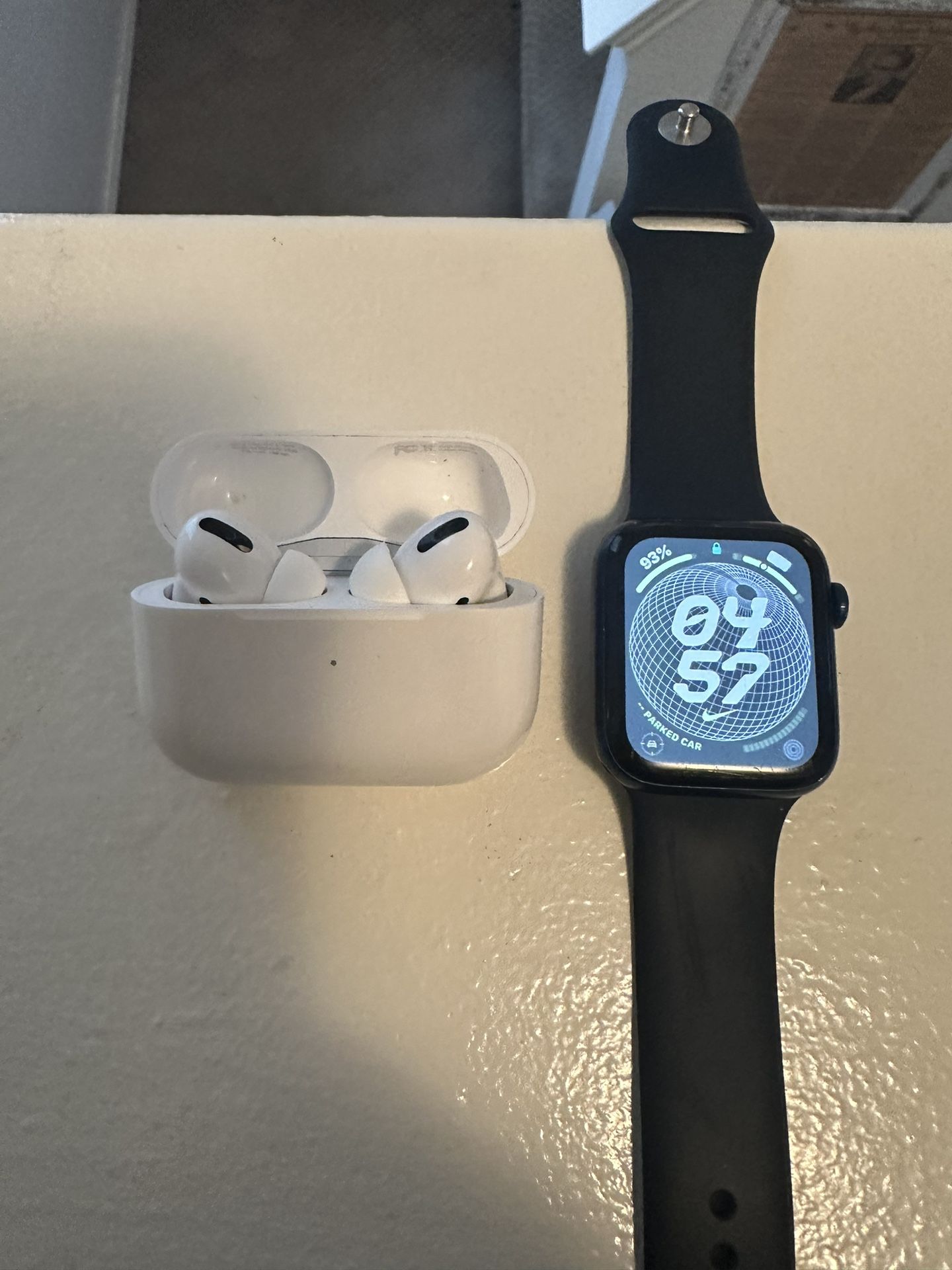 Apple Watch Series 6 And AirPods Pro. Used.