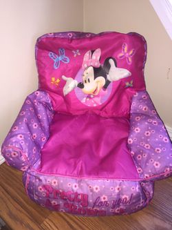 Minnie Mouse kids bean bag chair