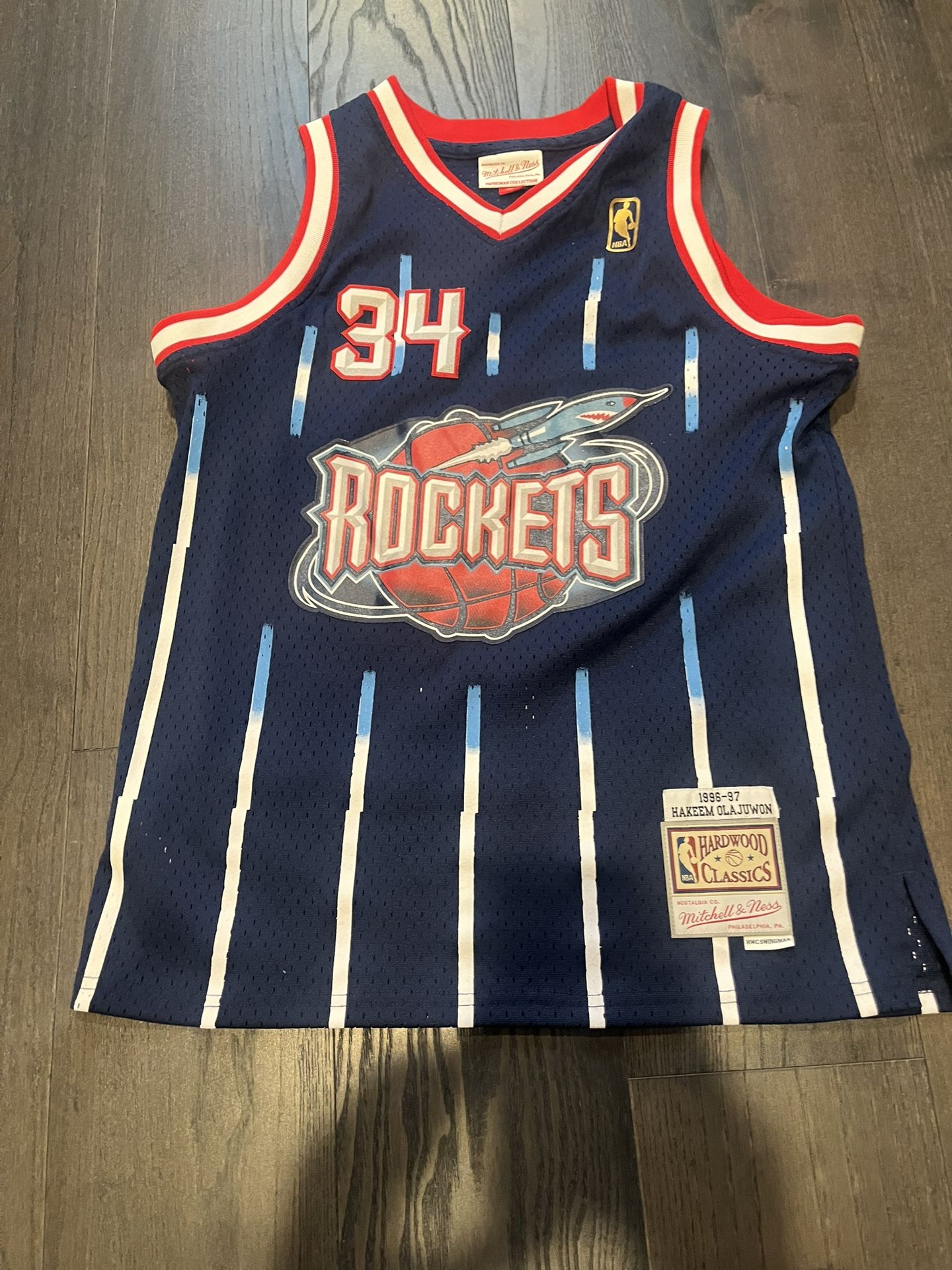 Hakeem Olajuwon Jersey Youth Large