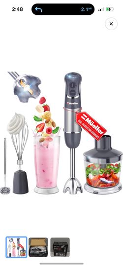 Mueller Multi 5 In 1 Immersion Hand Held Blender Heaviest Duty Mixer