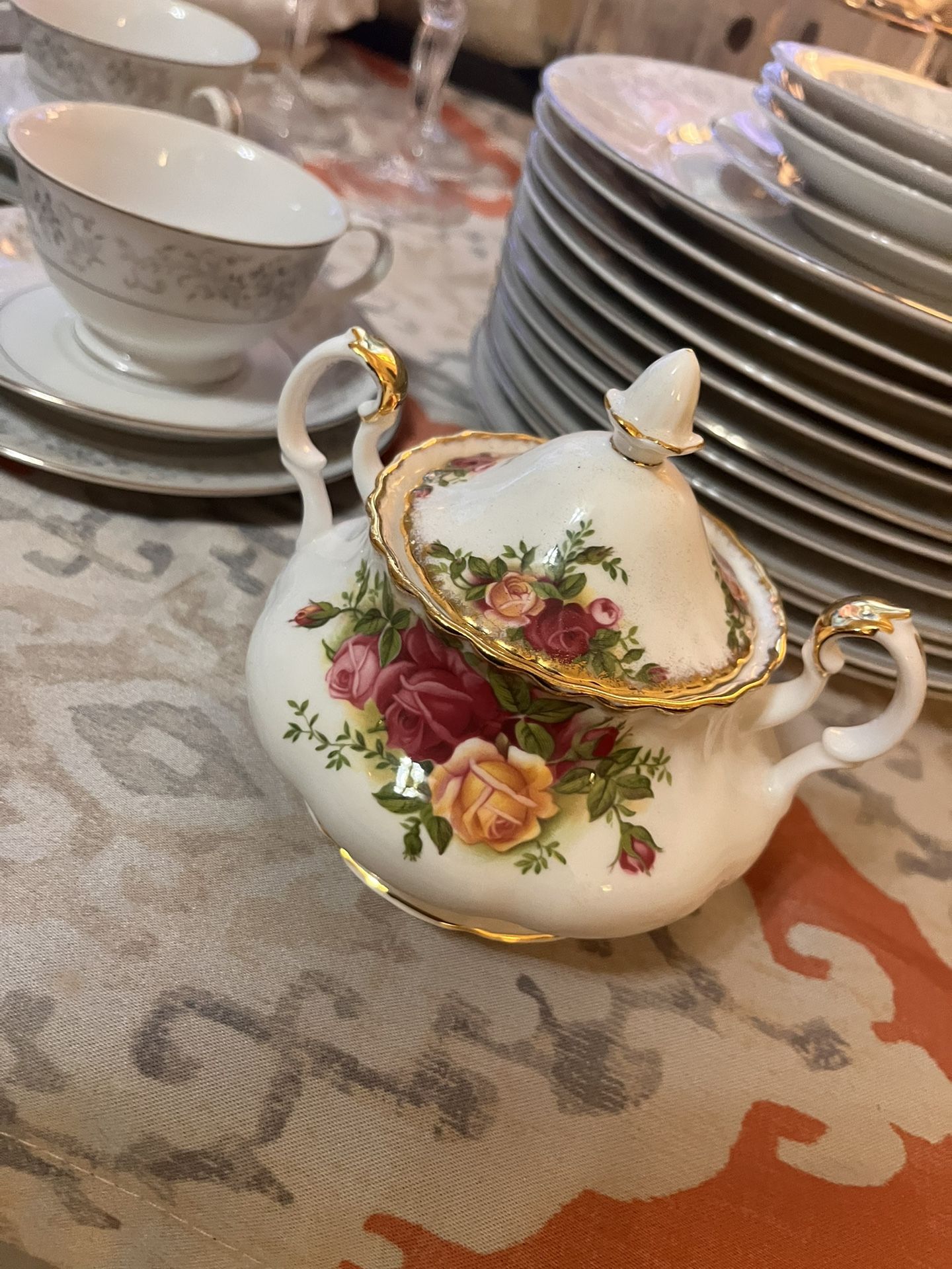 China Tea Pot , Gravy Bowl