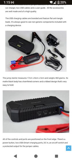 ravpower  car jump starter and power bank