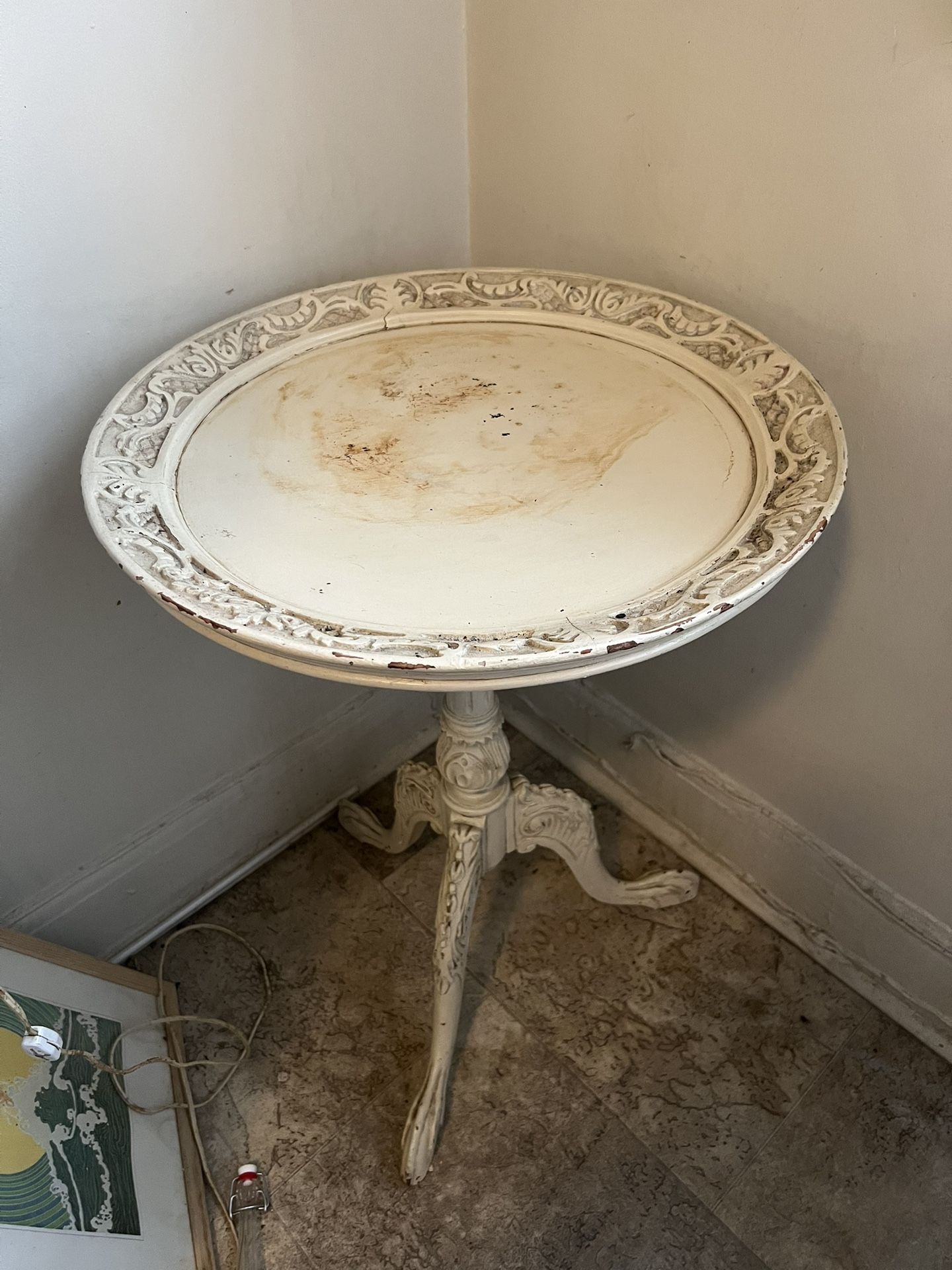 Round Vintage Table