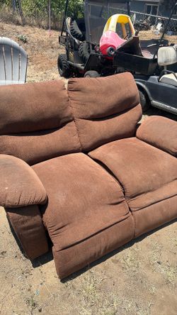 Free couch and loveseat. Electric.