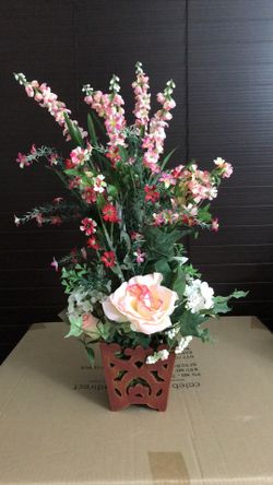 Home interior flower bush