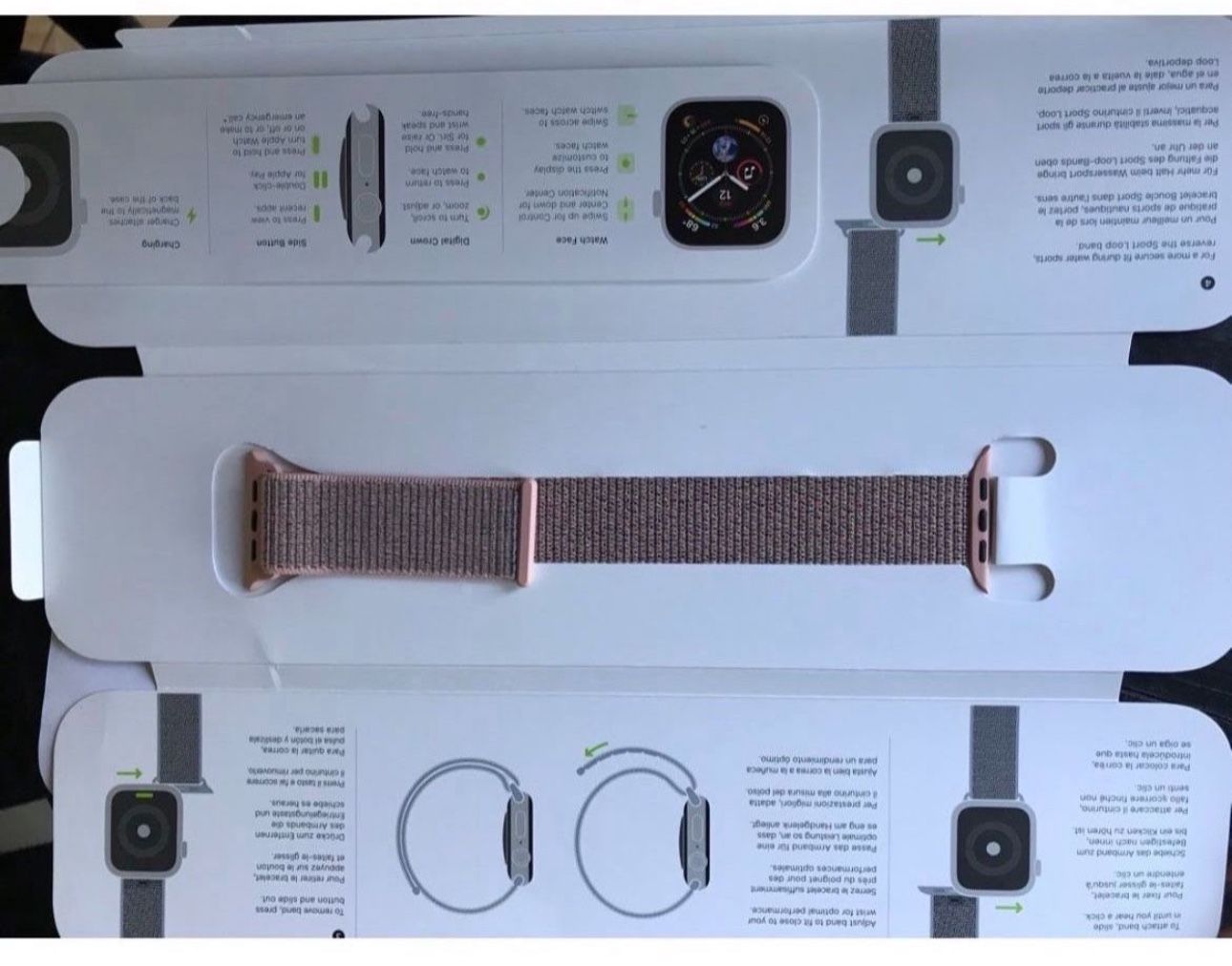 Apple Watch Band-Sport Loop 44mm Pink Sand color