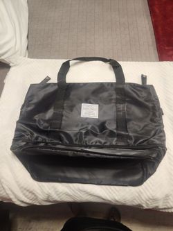 Dakimoe Large Black Nylon Travel Duffel Bag