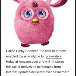 Pink Furby connect