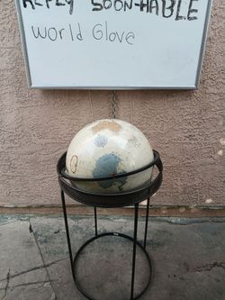 Vintage  world globe