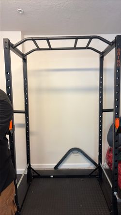 Squat rack / weight rack & weights