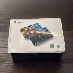 Podofo Portable Car Stereo with Wireless Apple Carplay Android Auto 7 Inch IPS
