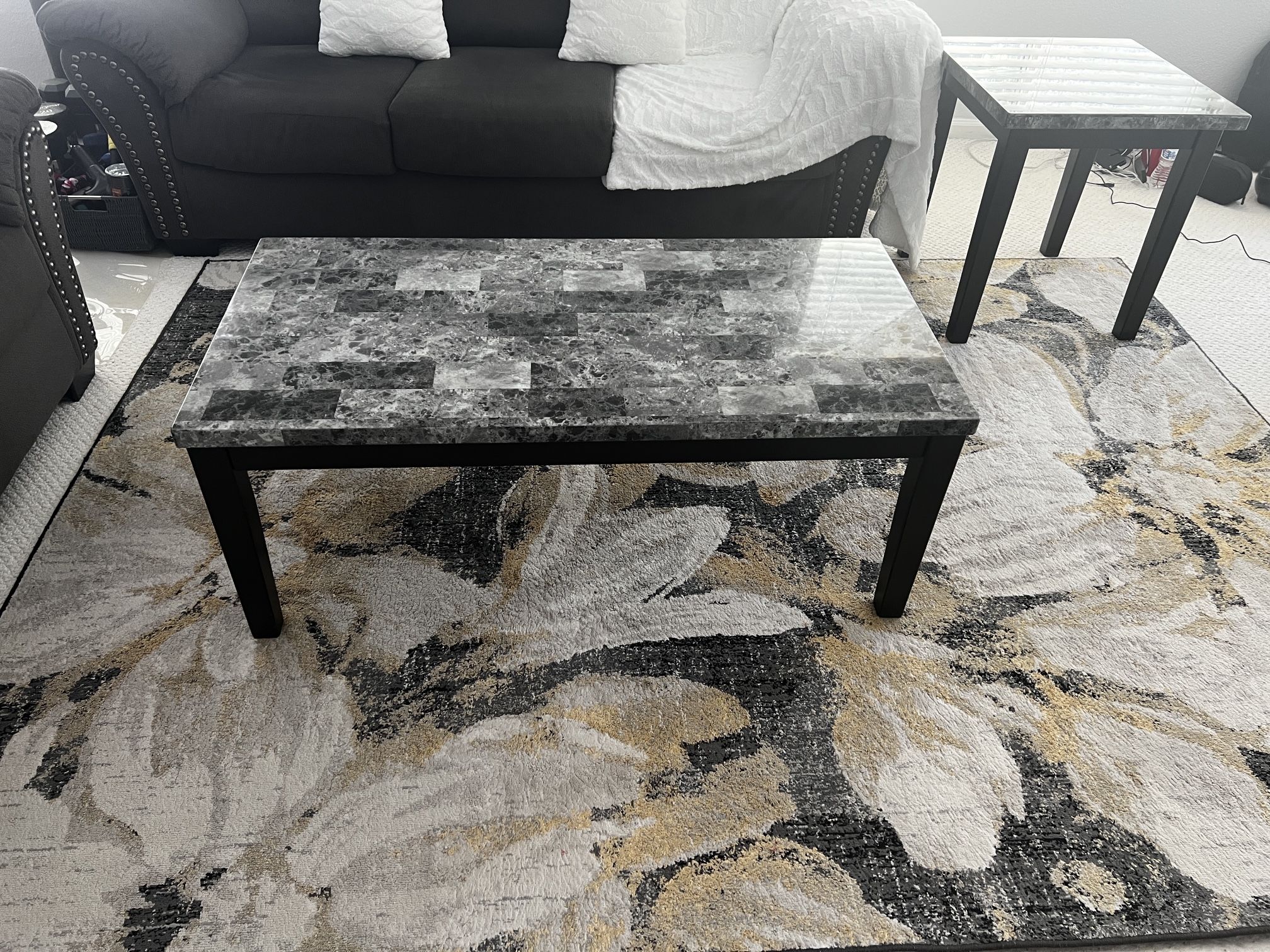 Sofa Sets, Coffee Tables, Rug For Sale (Total 5 Items)