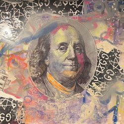Thousand Dollar Bill “Painting”