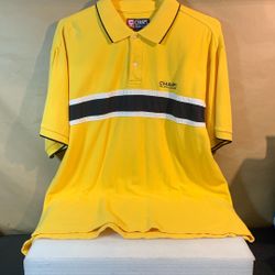 Chaps Ralph Lauren Medium Yellow Short Sleeve Shirt 