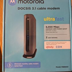 Motorola MB8600 Docsis 3.1 Modem