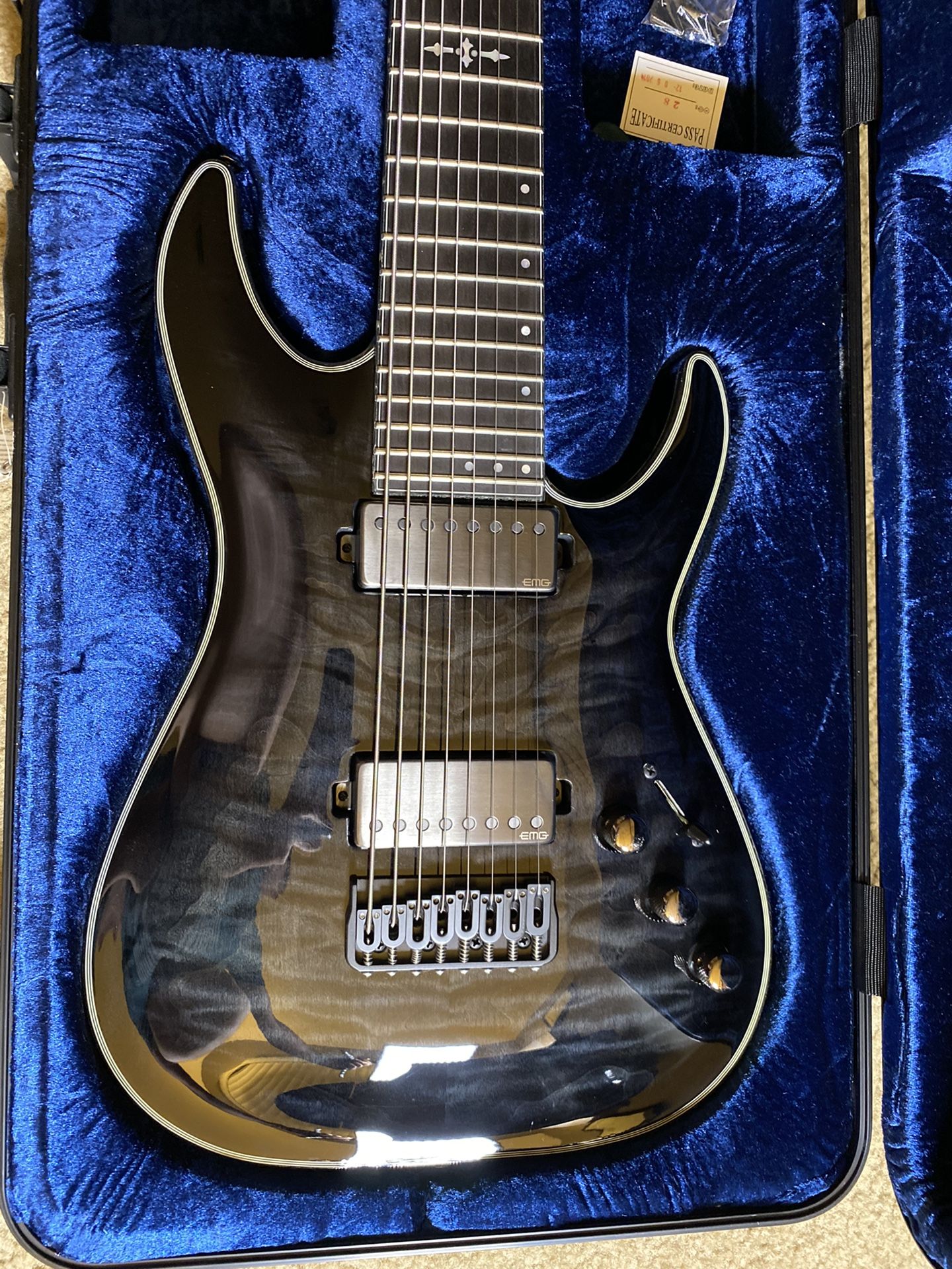 Schecter - Hellraiser Hybrid 8-string electric guitar - New In Case!