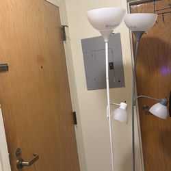 Side table set of 2  with side lamp set of 2