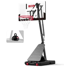 Basketball Hoop Outdoor 40'' Adjustable 5.5-10FT Shatterproof PC Backboard (BRAND NEW IN BOX)