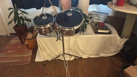 LP min chrome Timbales
