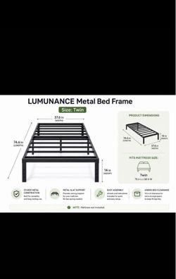 LUMUNANCE Metal Bed Frame