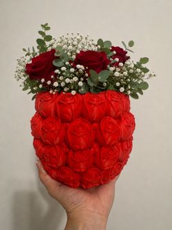 3D Printed Rose Vase – Unique Floral Home Decor