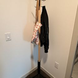 Wooden Coat Rack