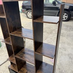 Book Shelf With Storage