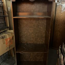 Book Cabinet(2) with inside shelf light FREE