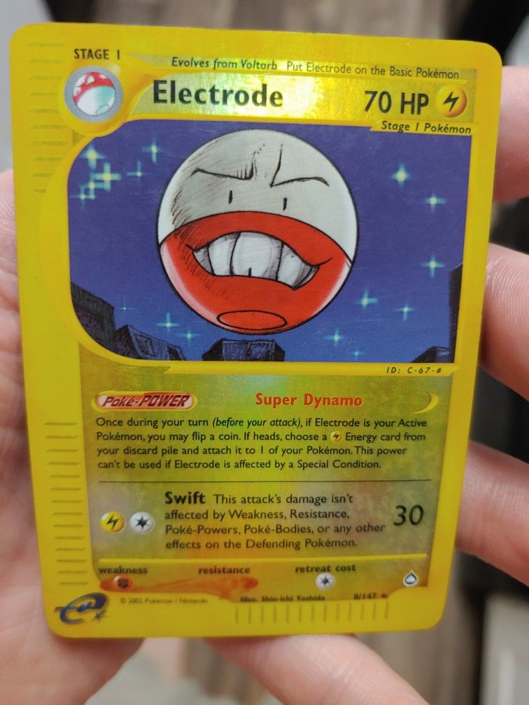 Pokemon Card Electrode Reverse Holo WOTC