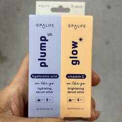 NWT SPALIFE Plump and Glow Serum Sticks 2 packs 