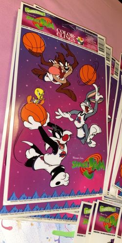 Space Jam Window Clings