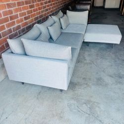 West Elm Sectional Sofa -Delivery Available