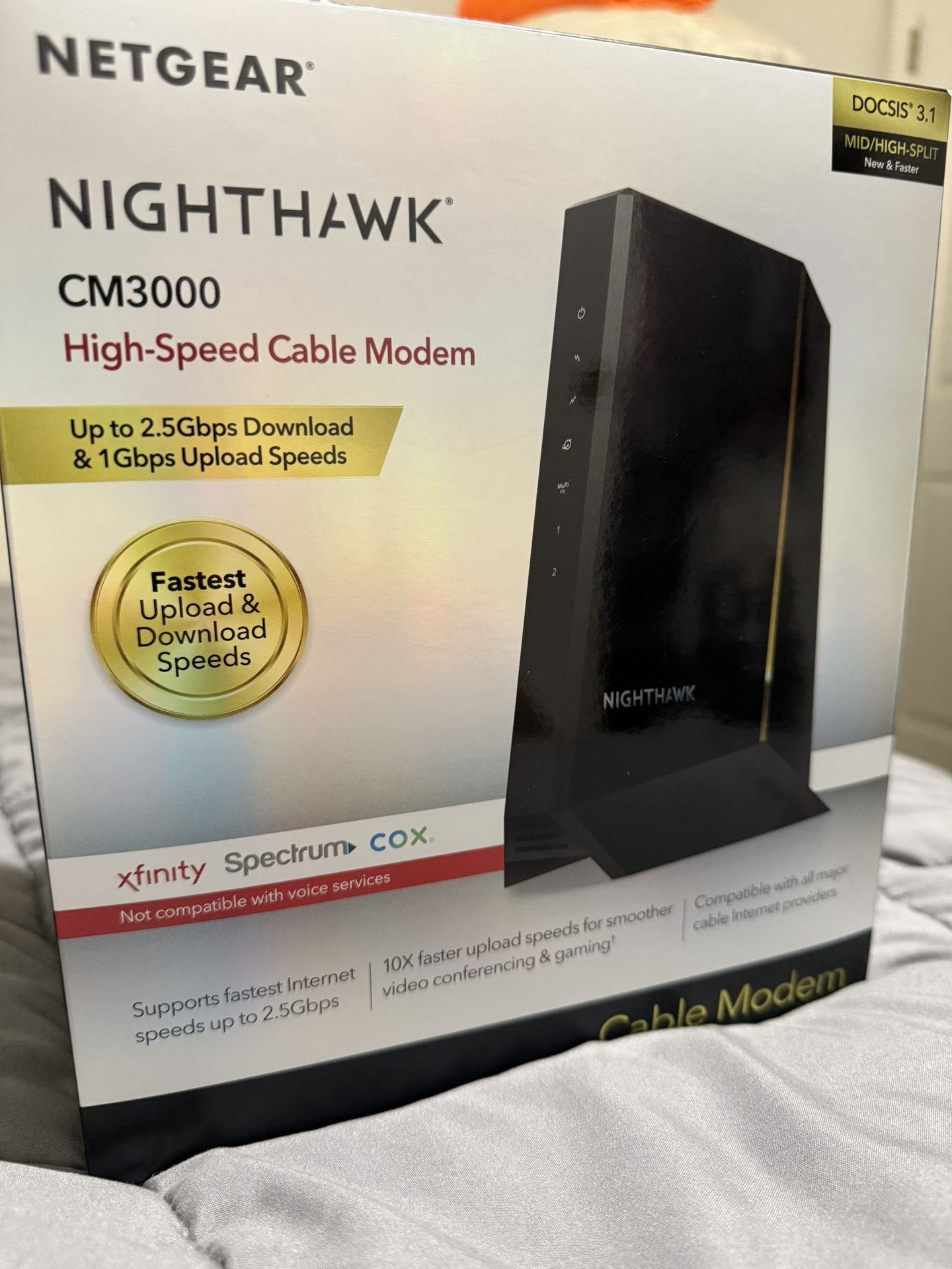 NETGEAR Nighthawk CM3000 modem