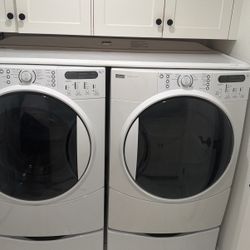 Front Loading Washer And Dryer With Pedestals
