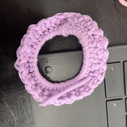 Crochet scrunchie