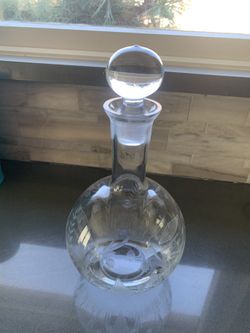 Cut Glass Decanter