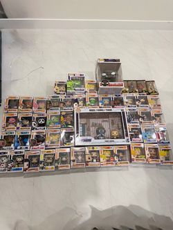 Large Funko Pop Collection Lot