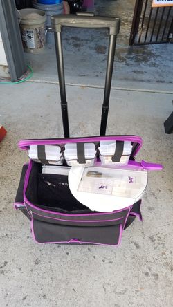 Wheeled Scrapbooking/Crafting Cart