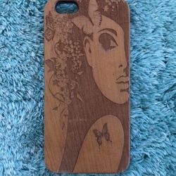 Wood Laser Engraved Design iPhone 6 Case
