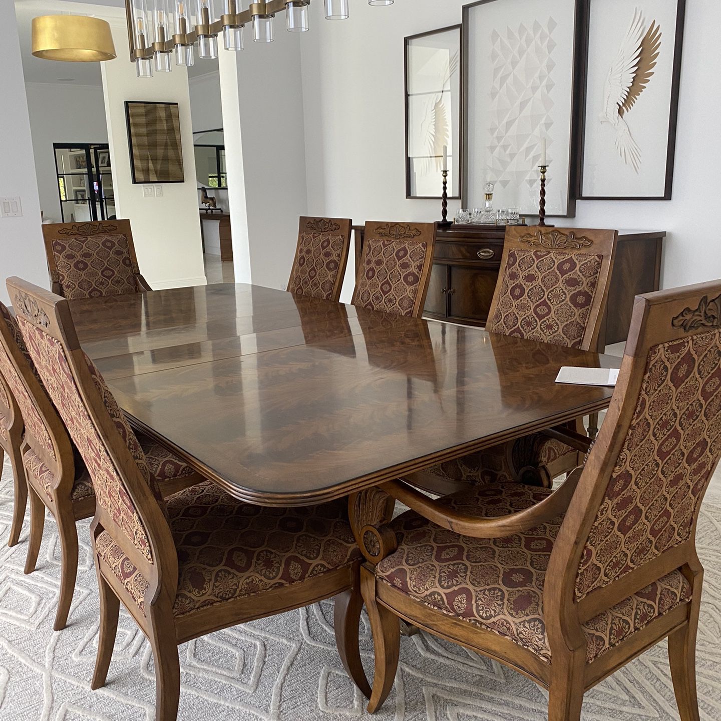 Eight Century furniture dining chairs