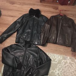 3 Leather Jackets