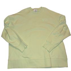 Y-3 Mens 2XL Lime Green Sweatshirt NWT