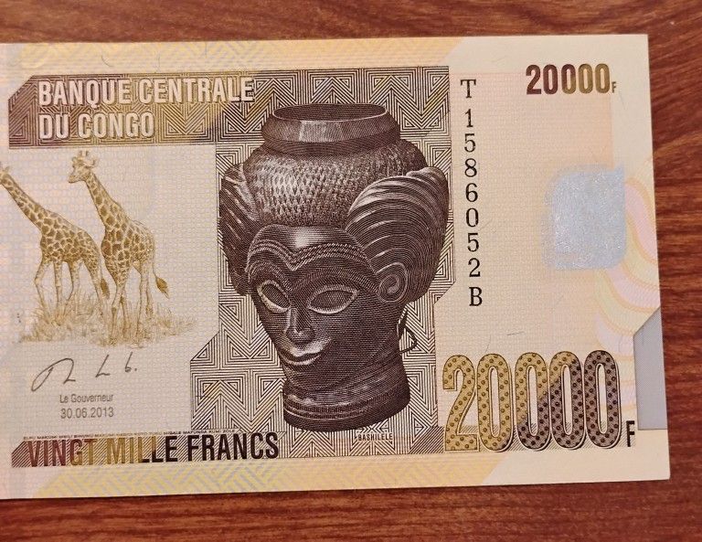 Africa *Congo Democratic Republic 20000 20,000 Francs 2013 NEW UNC Bill Banknote**